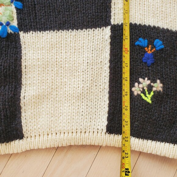 Forte Forte ! Stockist | Le Grand Damier Embroidered Sweater( II/ M) - Picture 12 of 12